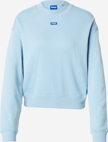 Sweat-shirt 'Delessa' HUGO en bleu : devant