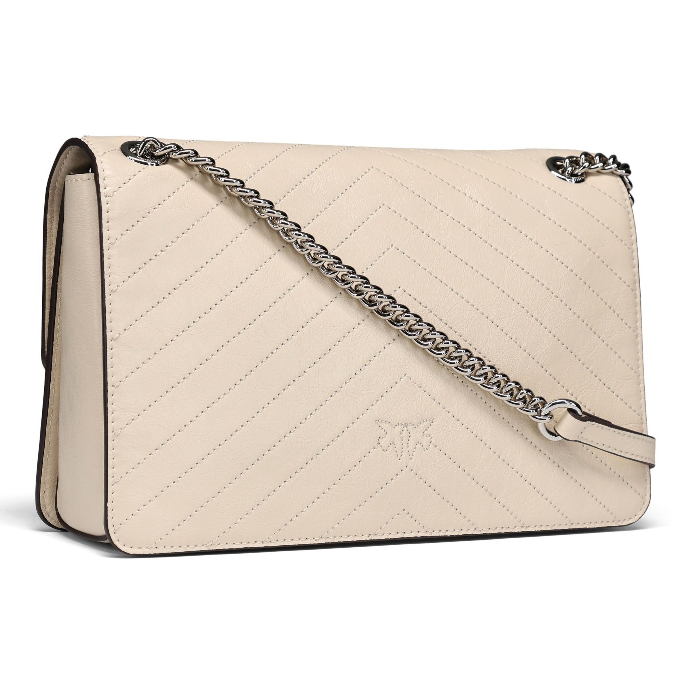 PINKO Schoudertas 'Love One' in Beige