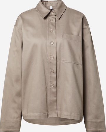 A LOT LESS Between-Season Jacket 'Lana' in Beige: front