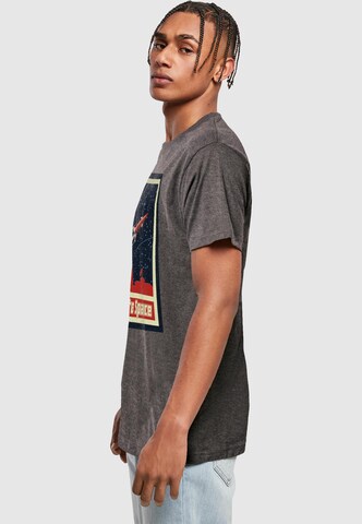 Mister Tee Shirt 'Road To Space' in Grau