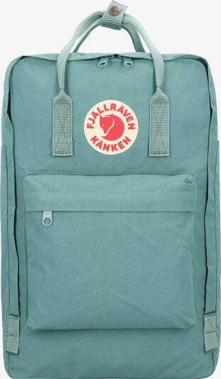 Fjällräven Rucksack 'Kanken' in pastellgrün / rot / weiß, Produktansicht