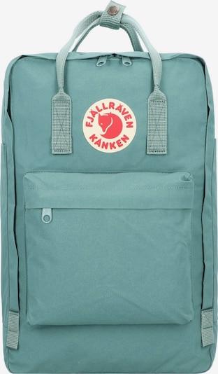 Fjällräven Rucksack 'Kanken' in pastellgrün / rot / weiß, Produktansicht