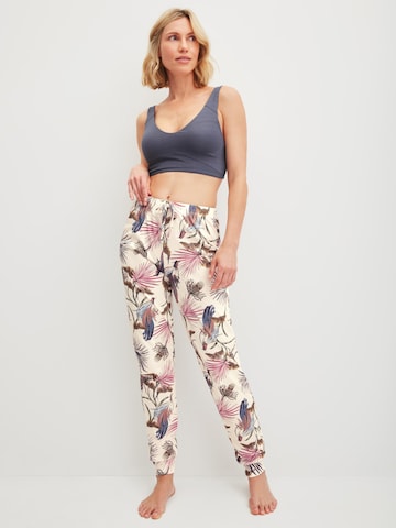 Pantalon de pyjama 'Favourites Arts' CALIDA en beige