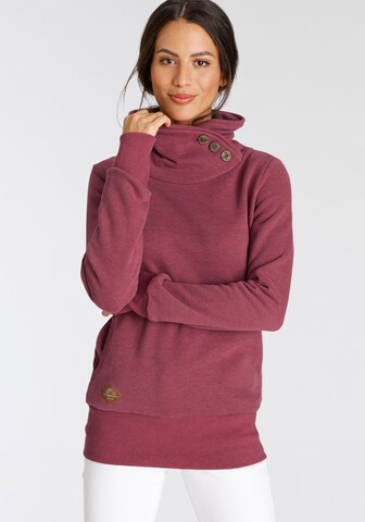Ragwear Sweatshirt in Rot: Vorderseite