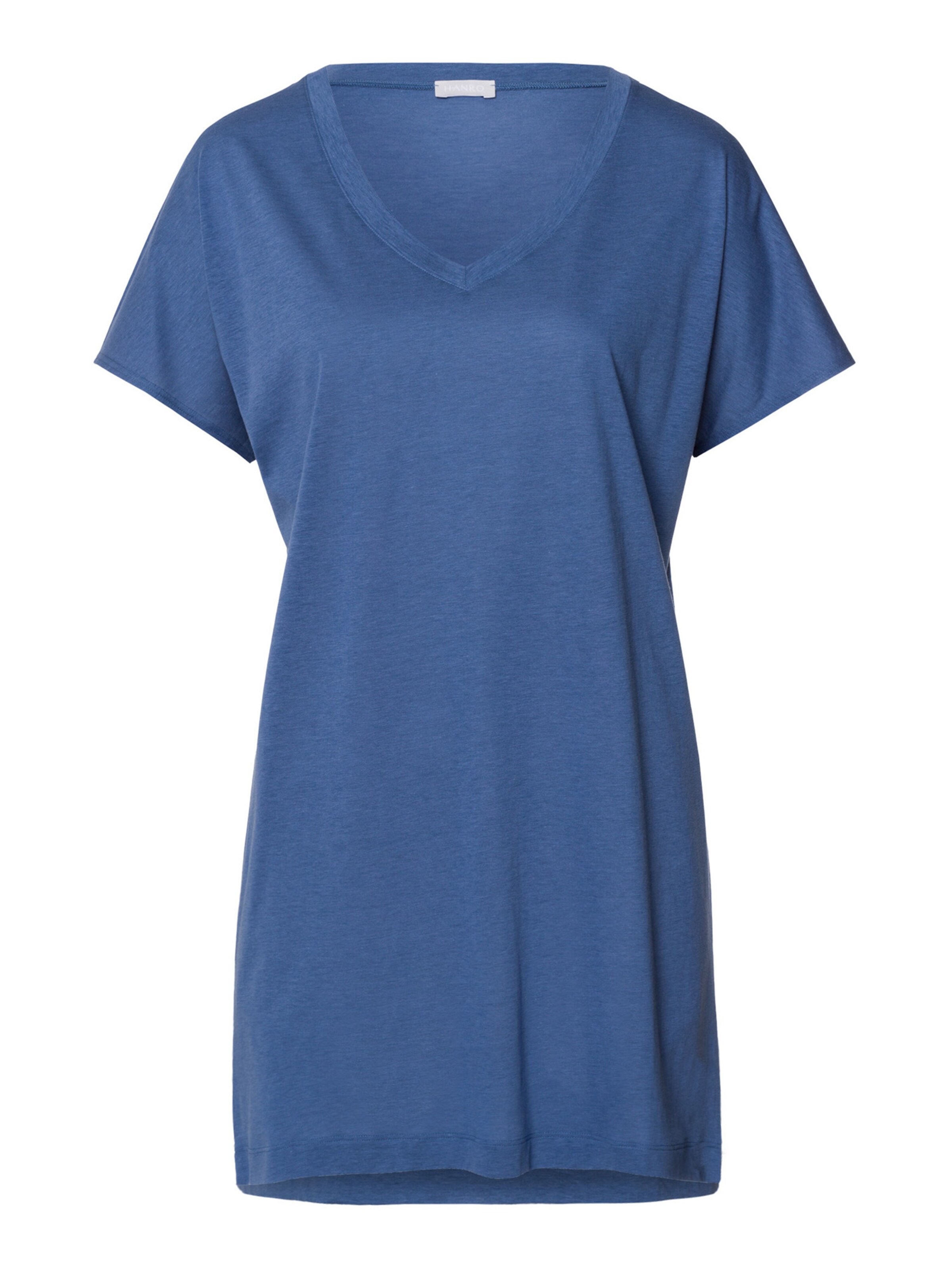 Hanro Nightgown 'Laura' in Blue: front