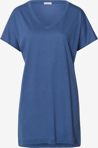 Hanro Nightgown 'Laura' in Blue: front