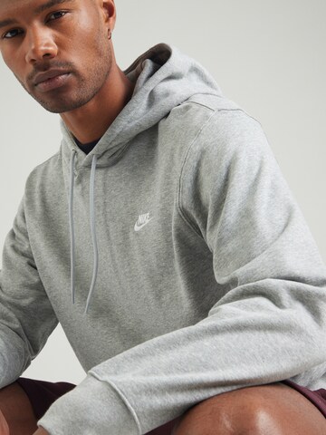 Felpa 'Club Fleece' di Nike Sportswear in grigio
