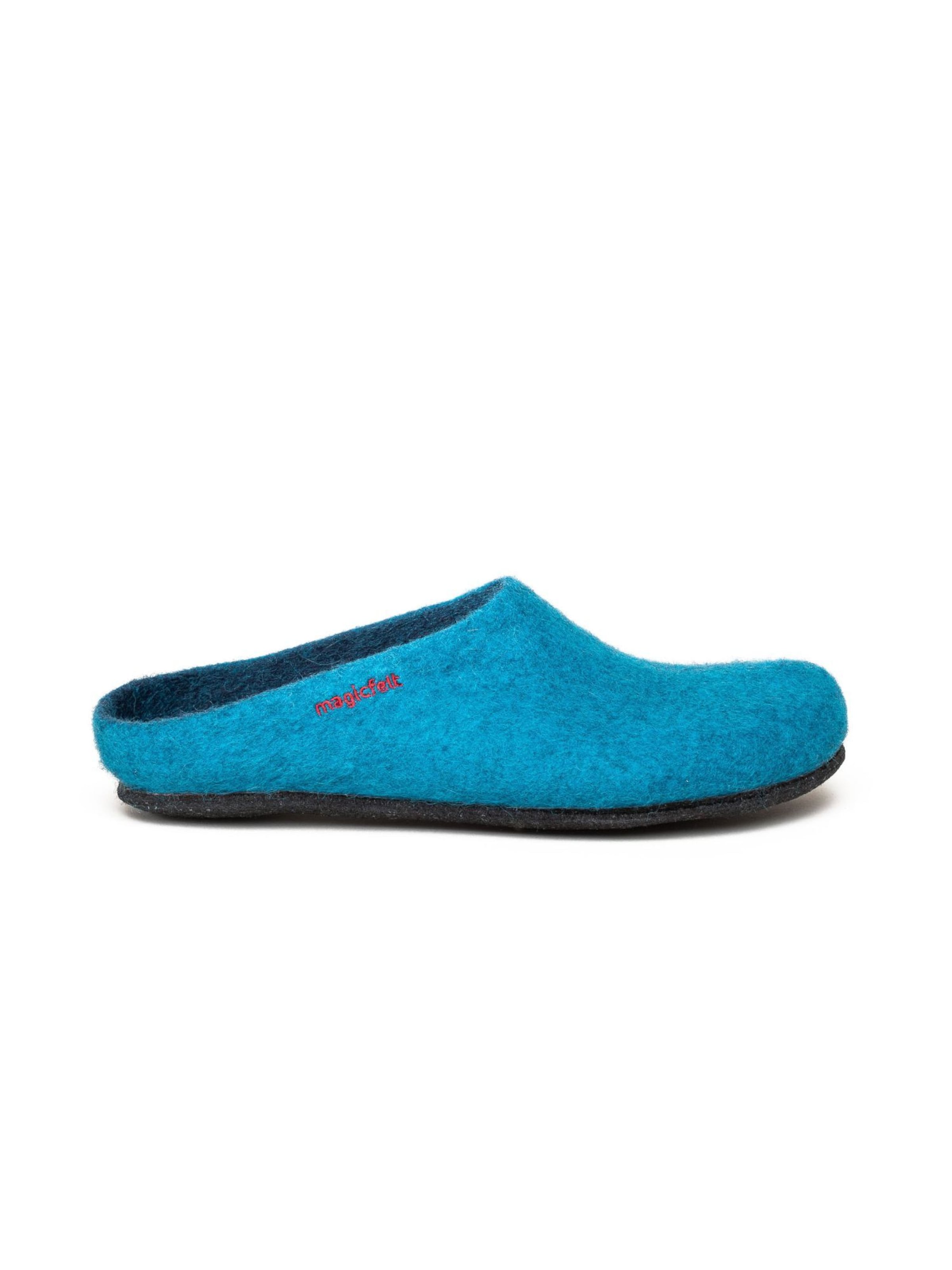 MagicFelt Slippers 'Filzpantoffel Magicfelt 709' in Green