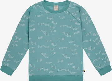 loud + proud Sweater 'Dackel' in Green: front