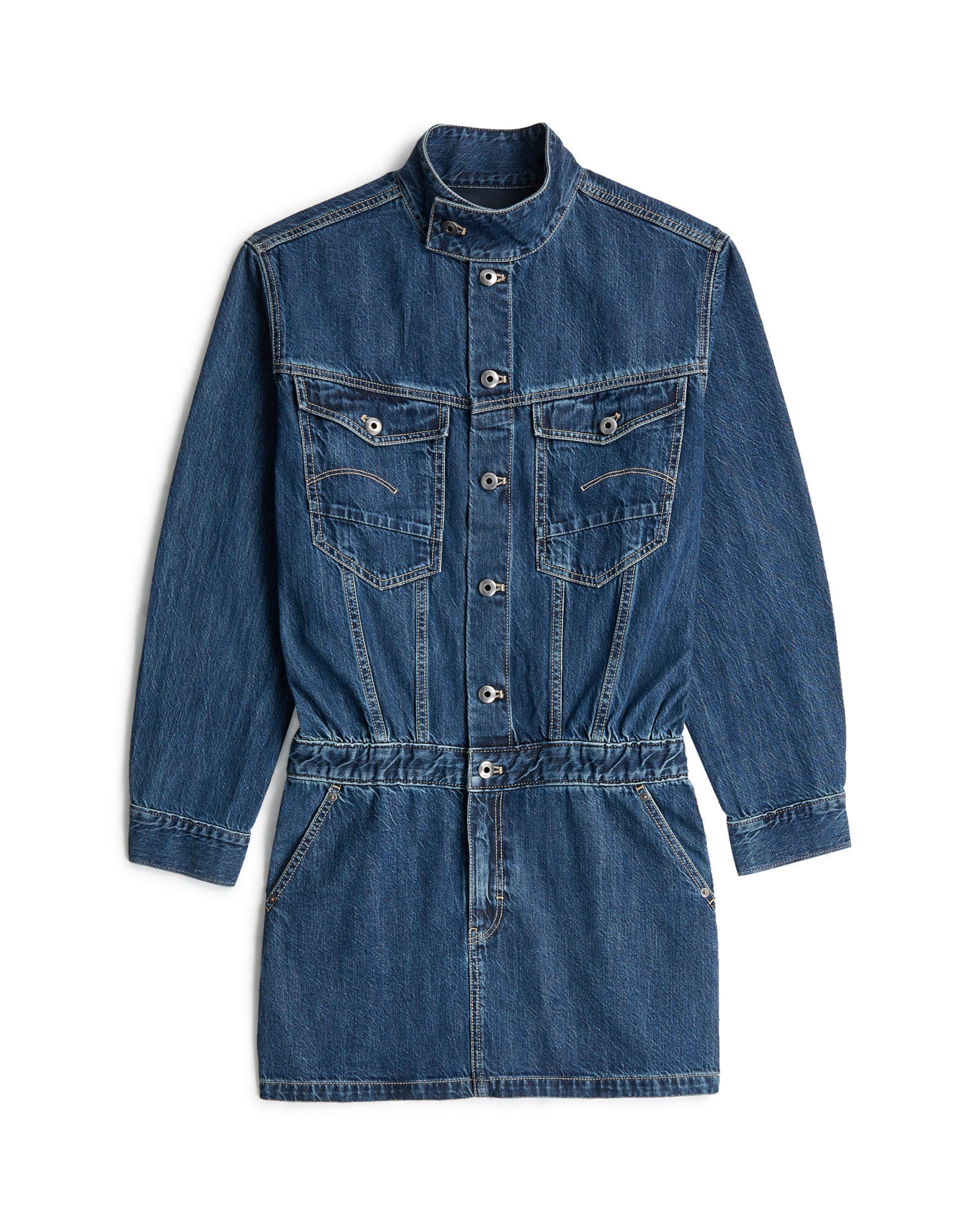 Robe 'Jacket Dress' G-STAR en bleu : devant