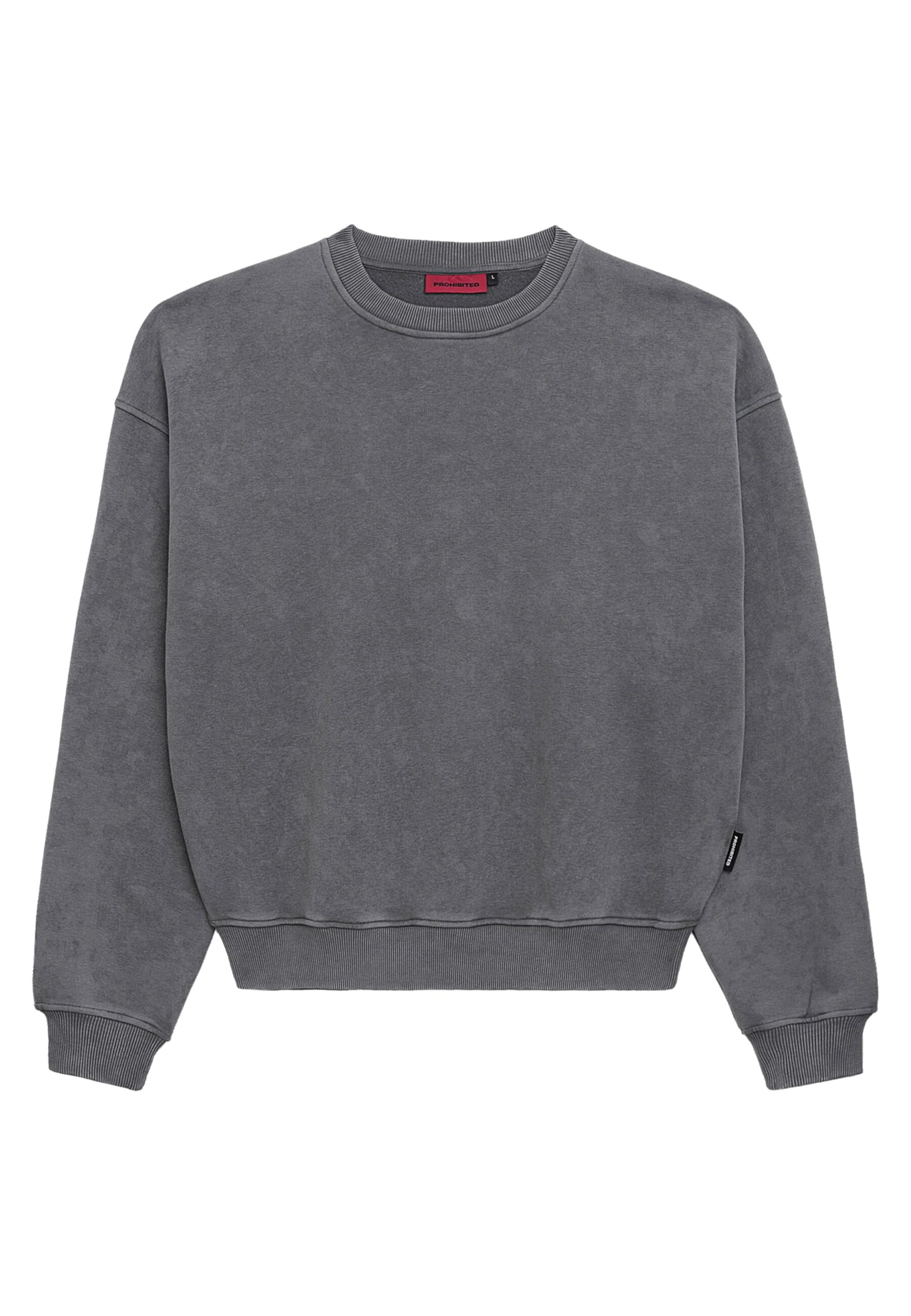Prohibited Mikina – šedá: přední strana