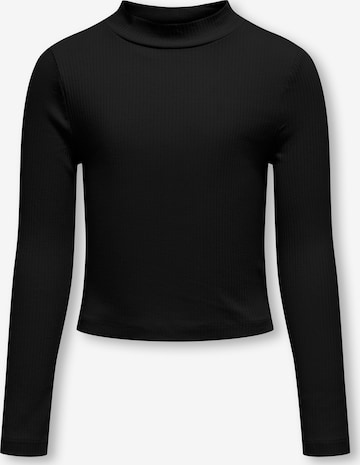 ONLY GIRLS Shirt 'KOGBELFAST' in Zwart: voorkant