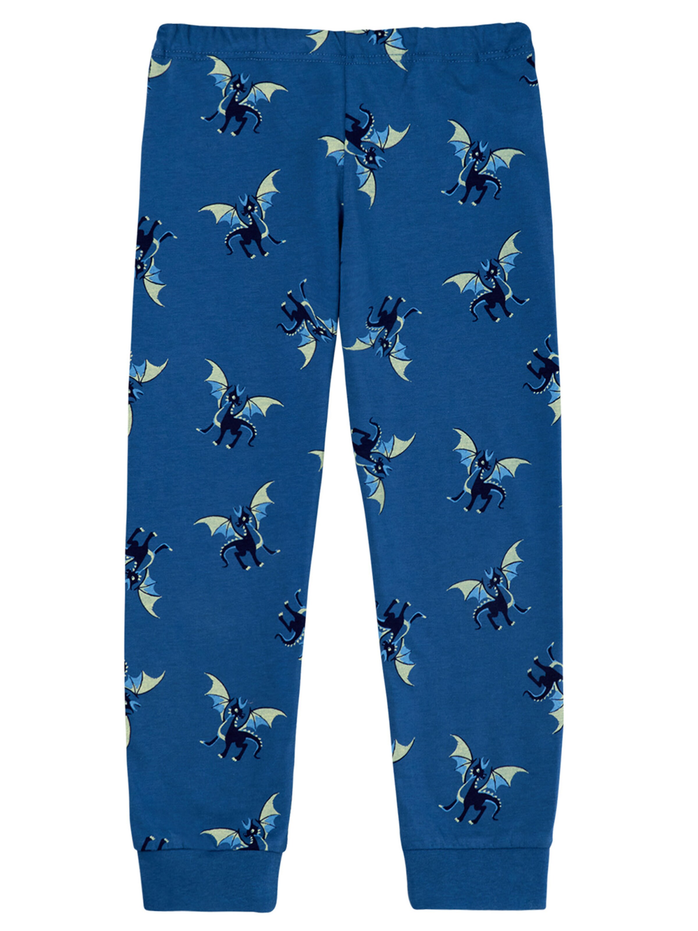 SCHIESSER Pyjama ' Boys World ' in Blau