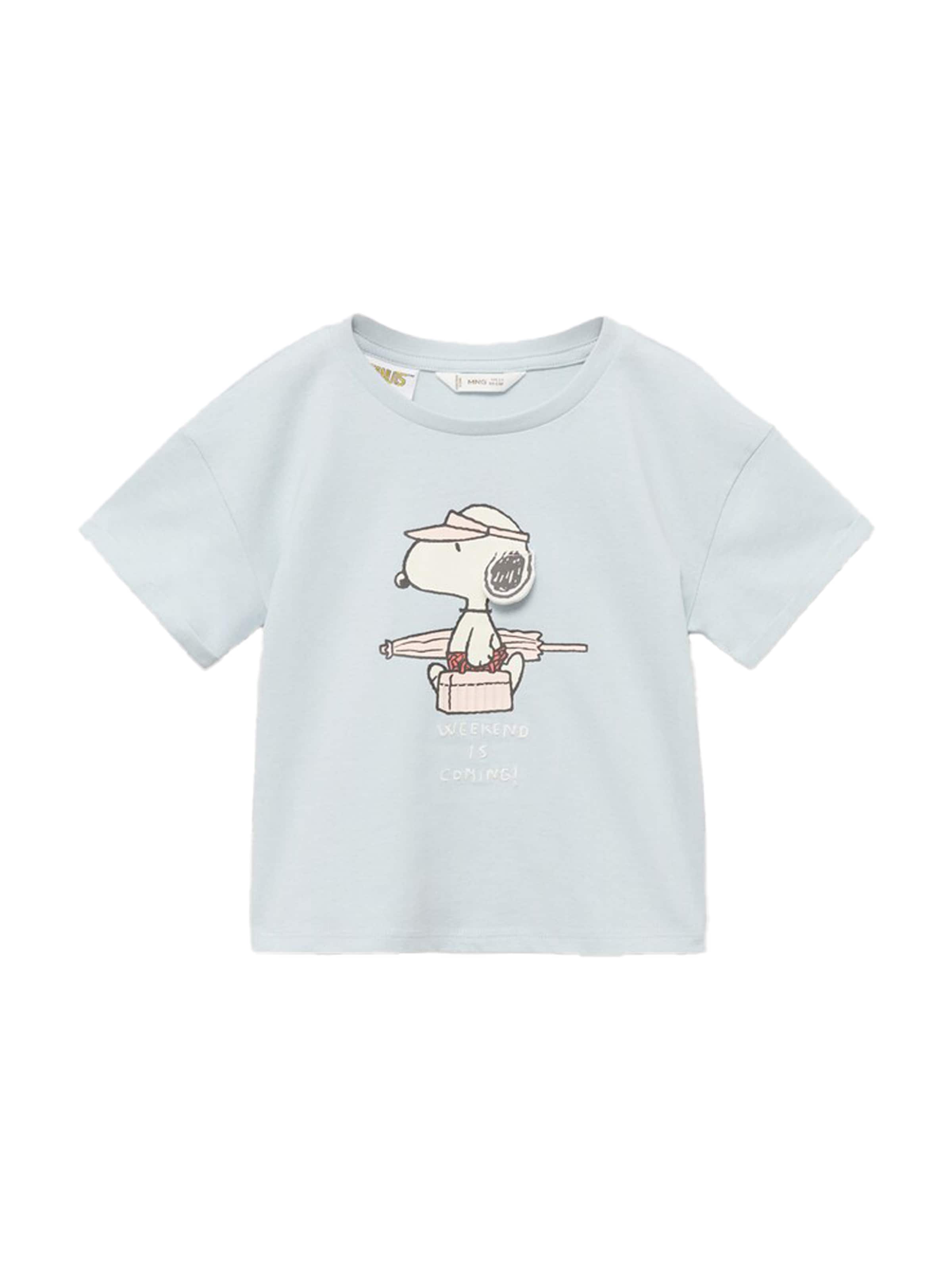 MANGO KIDS Shirt 'SYWEEK' in Blue: front