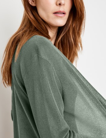 GERRY WEBER Knit Cardigan in Green