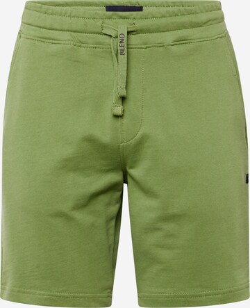 Pantalon BLEND en vert : devant