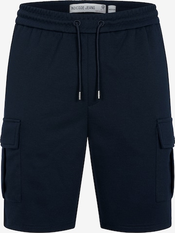 INDICODE JEANS Cargobroek ' Nezzo ' in Blauw: voorkant