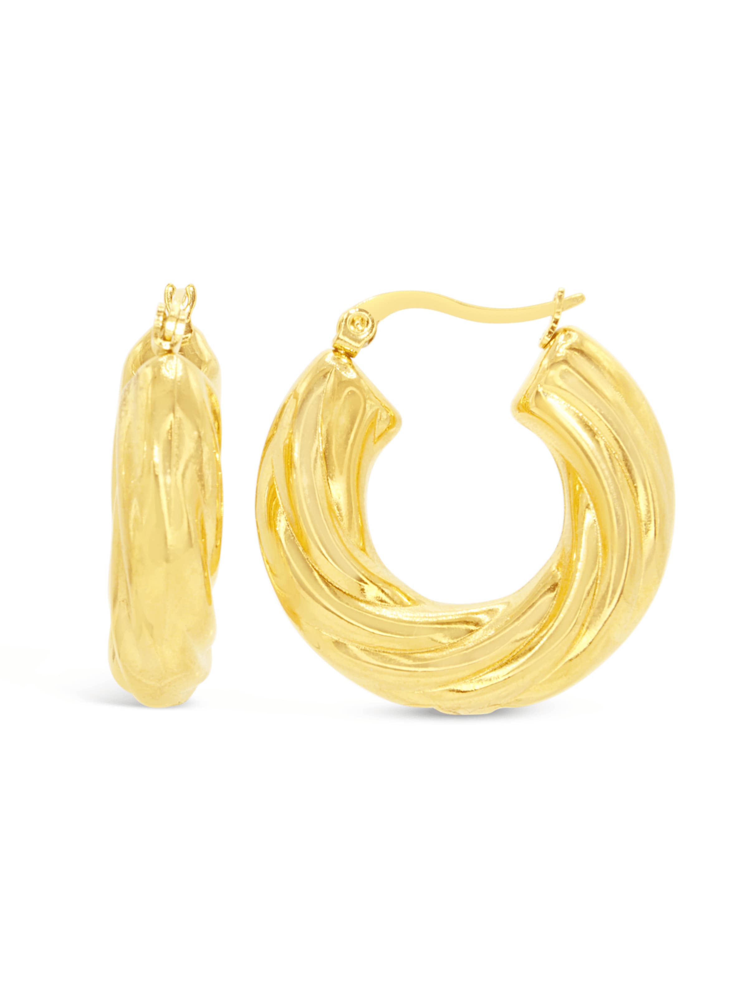 ARS-ARGENTI Ohrringe 'SOHO BOHO'‌‌‌ in Gold: Vorderseite