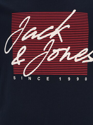 Jack & Jones Plus T-Shirt 'ZURI' in Blau