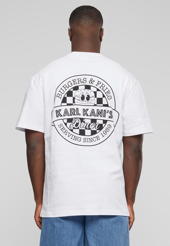 T-Shirt Karl Kani en blanc : devant