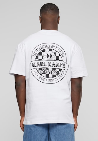Karl Kani T-shirt i vit: framsida