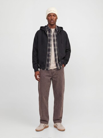 Veste de survêtement JACK & JONES en noir