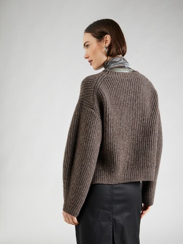 WEEKDAY Pullover 'Ivy' in Braun