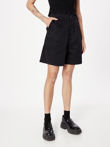 MELAWEAR Wide Leg Shorts 'SABITHA' (GOTS) in Schwarz: predná strana