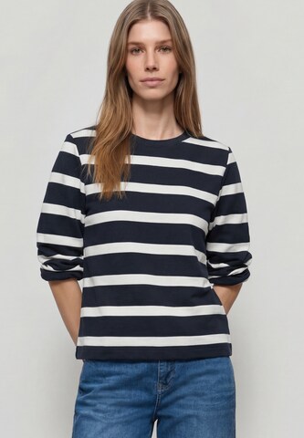 STREET ONE Sweatshirt in Blue: front