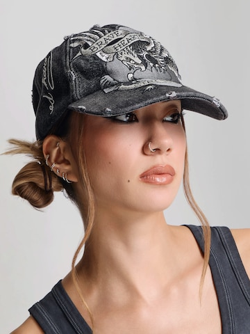juoda Ed Hardy Kepurė 'Brave Hearts'