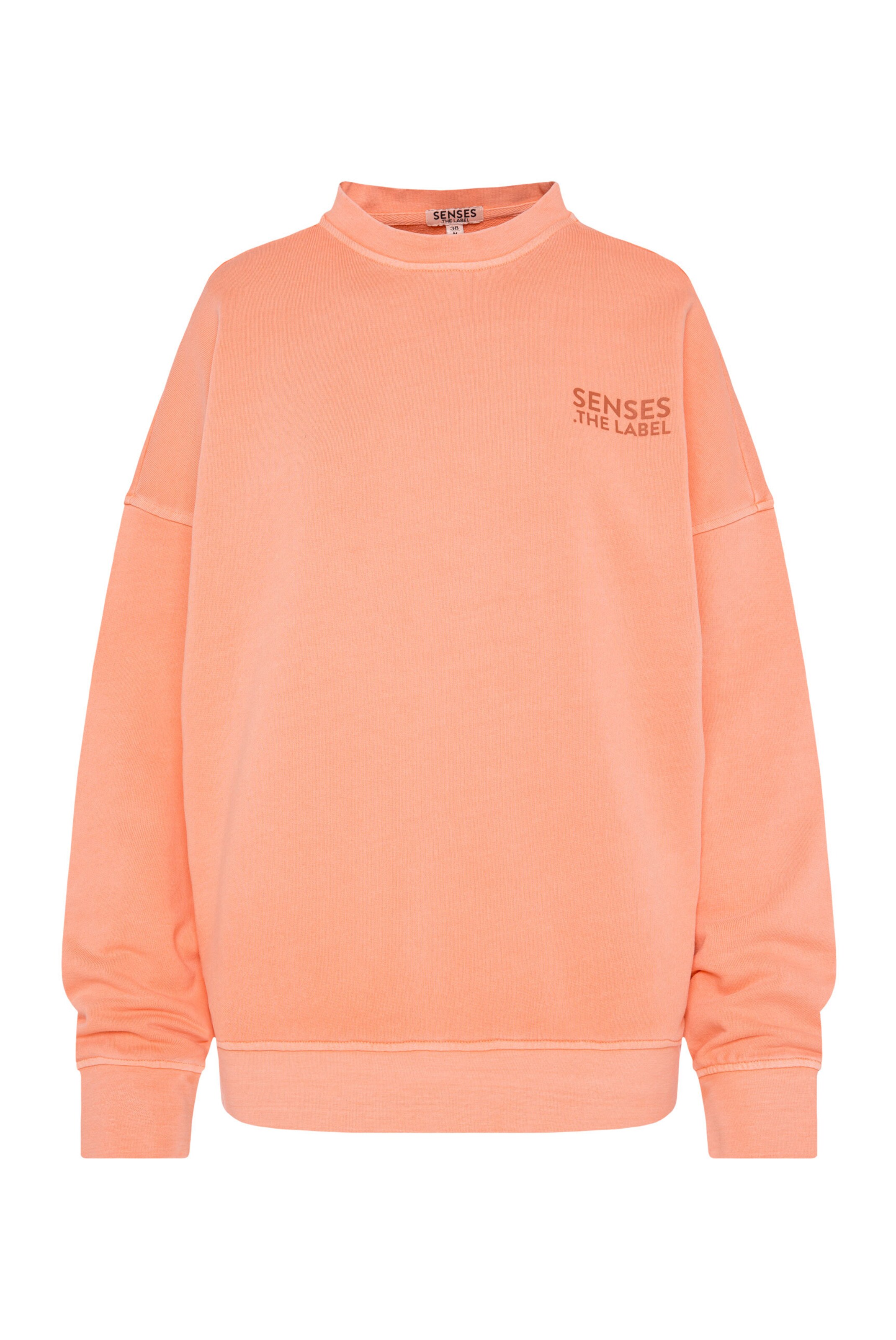 SENSES.THE LABEL Sweatshirt in Orange: front