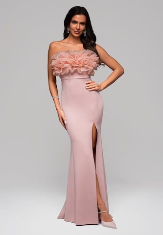 Ombre Evening dress in Pink: front