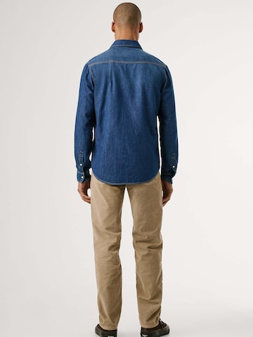 Pepe Jeans Regular fit Button Up Shirt in Blue