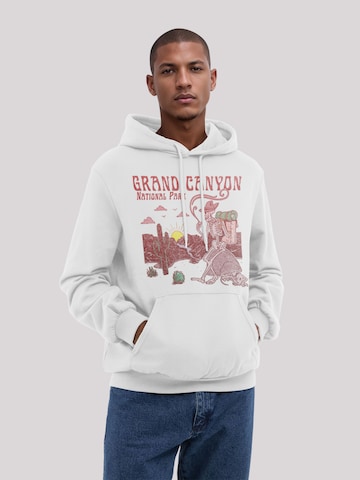 Sweat-shirt F4NT4STIC en blanc : devant