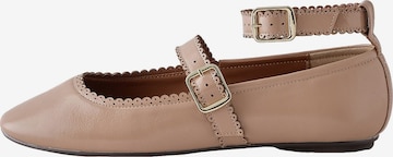 Next Ballerinasko med rem 'Forever Comfort®' i beige: forside