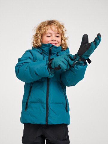 Reima Gloves 'Tartu' in Green: front