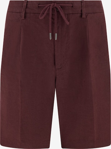 Pantalon 'Bermudas' Boggi Milano en rouge : devant