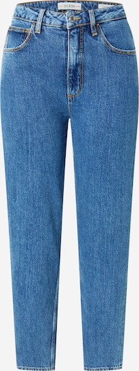 Jeans GUESS pe albastru denim, Vizualizare produs