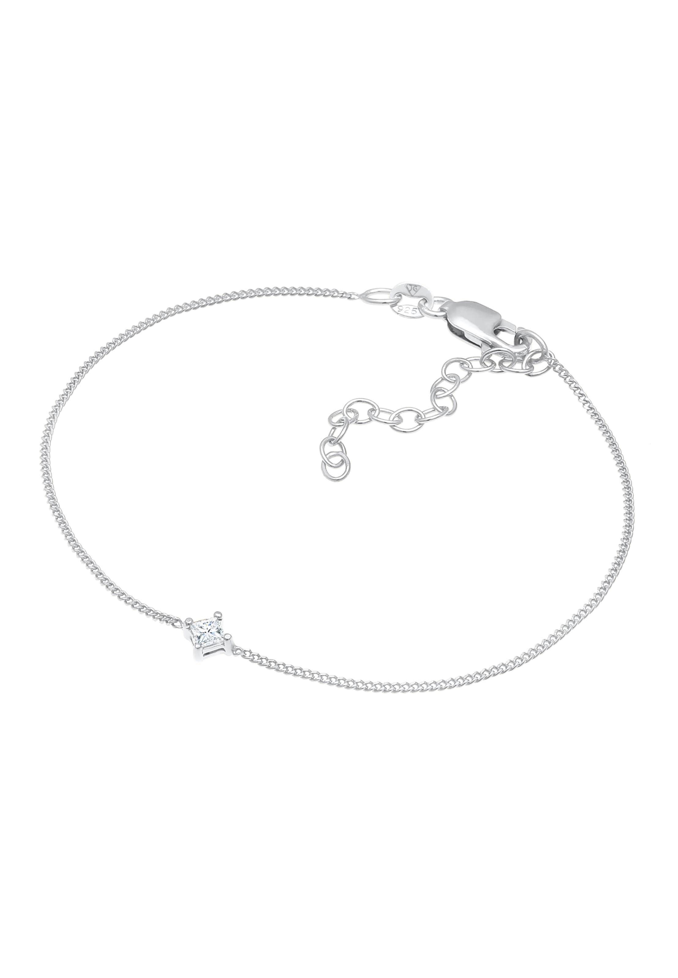 Elli DIAMONDS Armband Edelsteinarmband in Silber