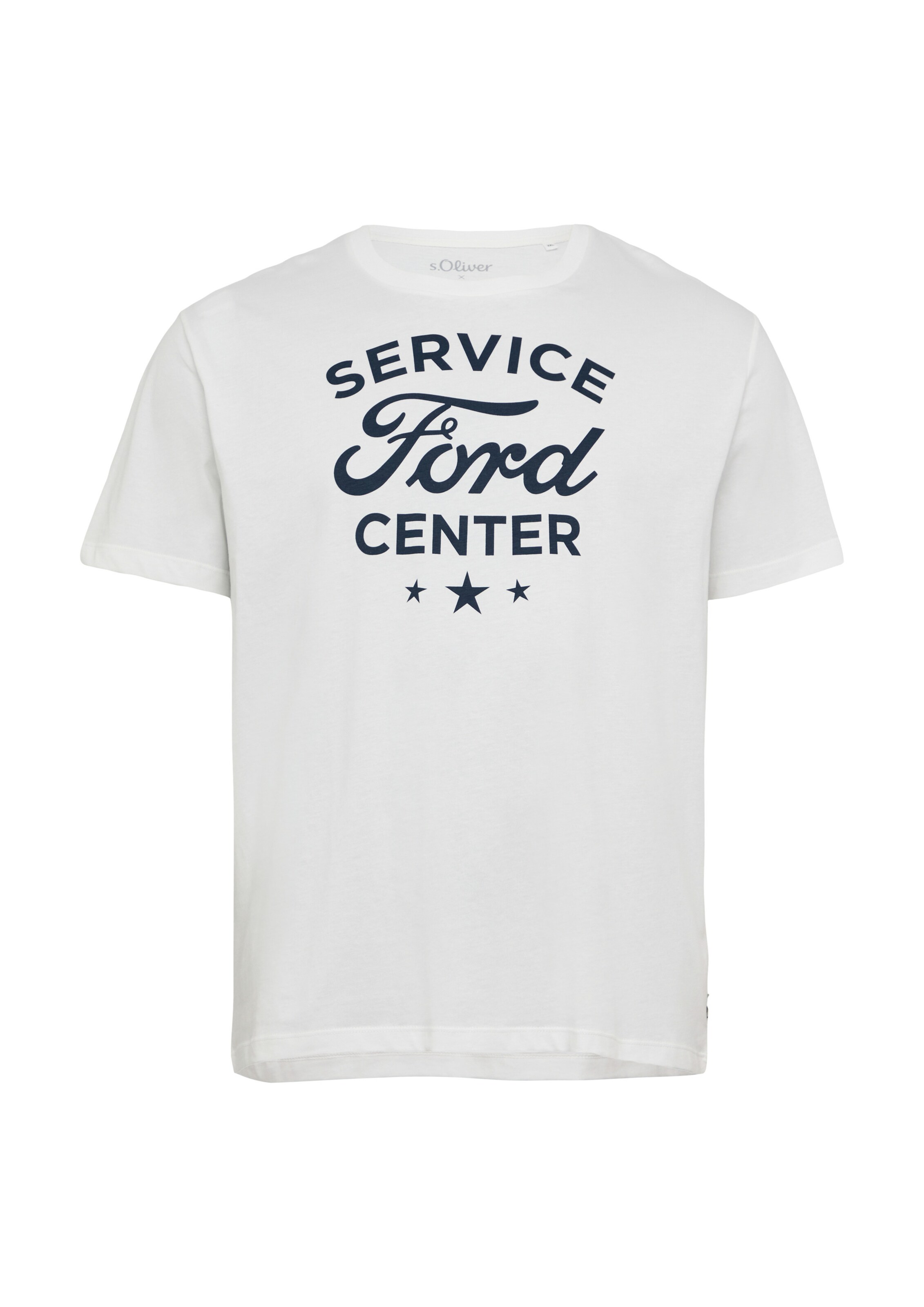 T-Shirt s.Oliver Men Big Sizes en blanc : devant