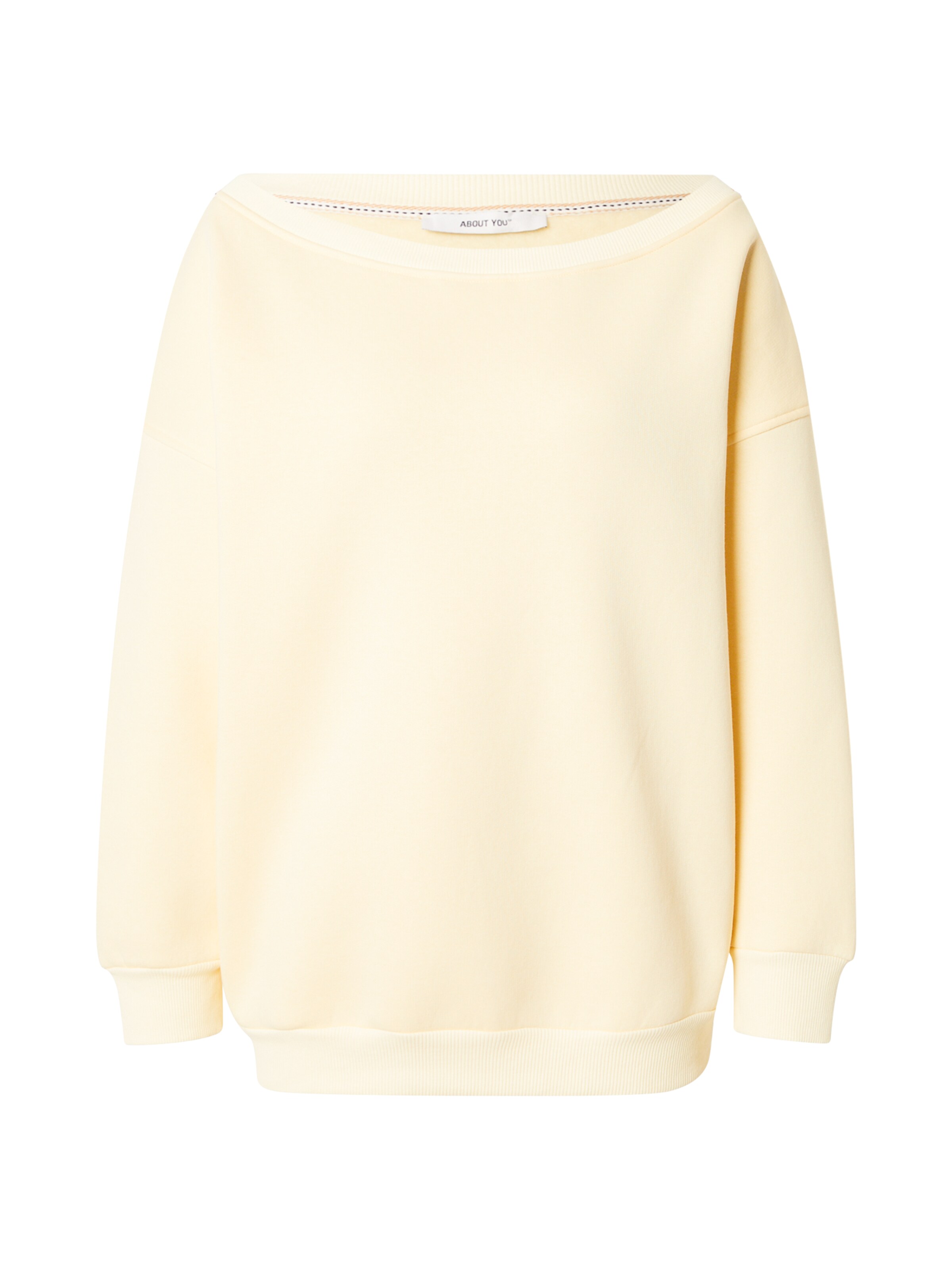 Sweat-shirt 'Asta' ABOUT YOU en jaune : devant