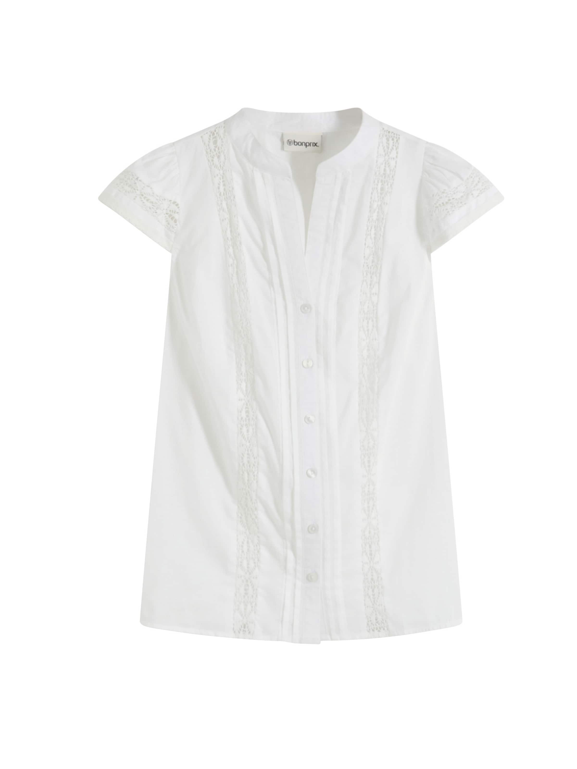 bonprix Bluse in Weiß: Vorderseite