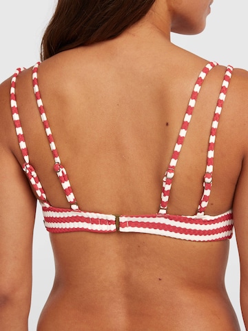 O'NEILL Сутиен с триъгълни чашки Бански тип бикини в червено