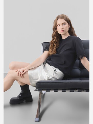 Bolongaro Trevor - Saia 'Heather' em prata: frente