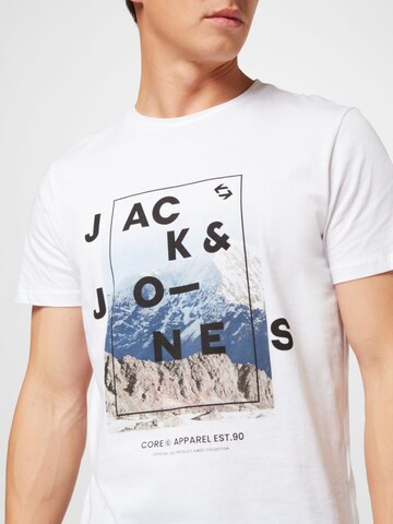 T-Shirt 'Booster' JACK & JONES en blanc