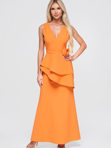 Ombre Abendkleid in Orange