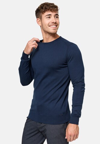Pull-over 'Gamal' INDICODE JEANS en bleu