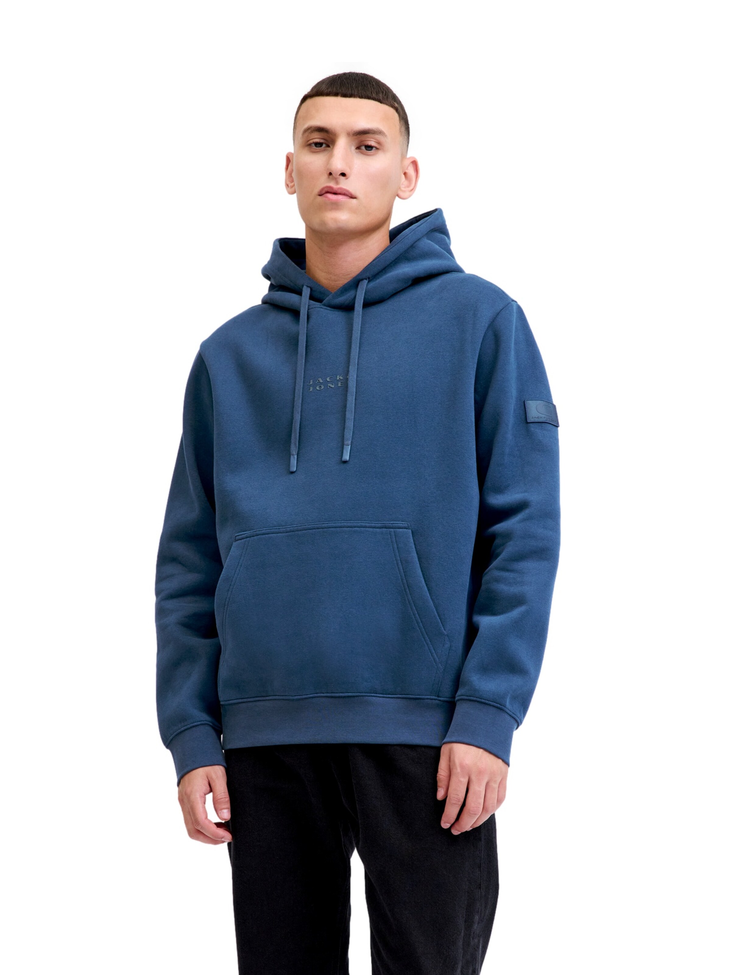 JACK & JONES Sweatshirt 'Point' in Blau: Vorderseite
