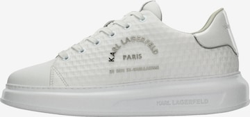 Sneaker low de la Karl Lagerfeld pe alb: față