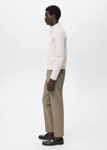 MANGO MAN Slimfit Hose 'Bologna' in Grün